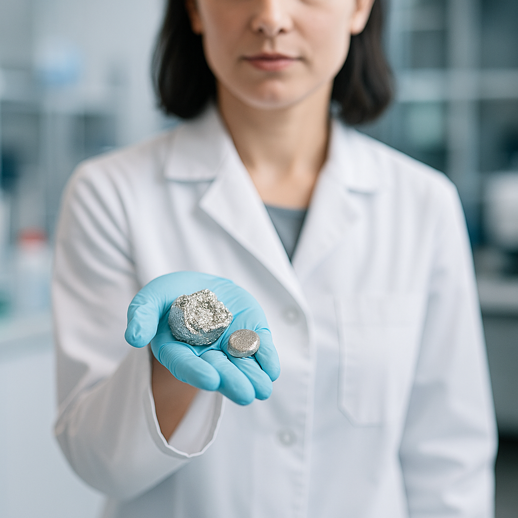 Lab Scientist with Precious Metal